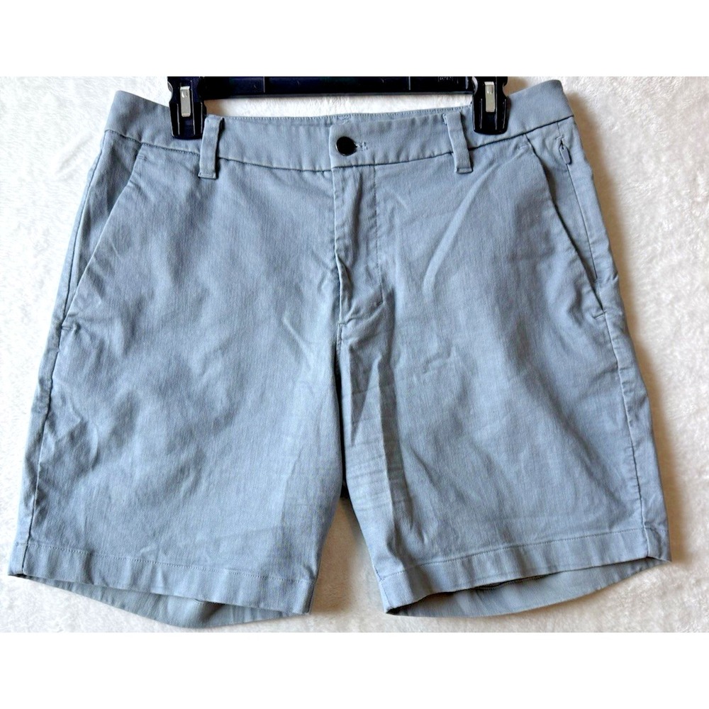 Lululemon Mens Size 31 Commission Classic-Fit Short 7" Blue Gray M7AK1S